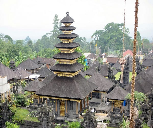 Besakih Temple in east Bali, a stop on a full day tour with a private driver